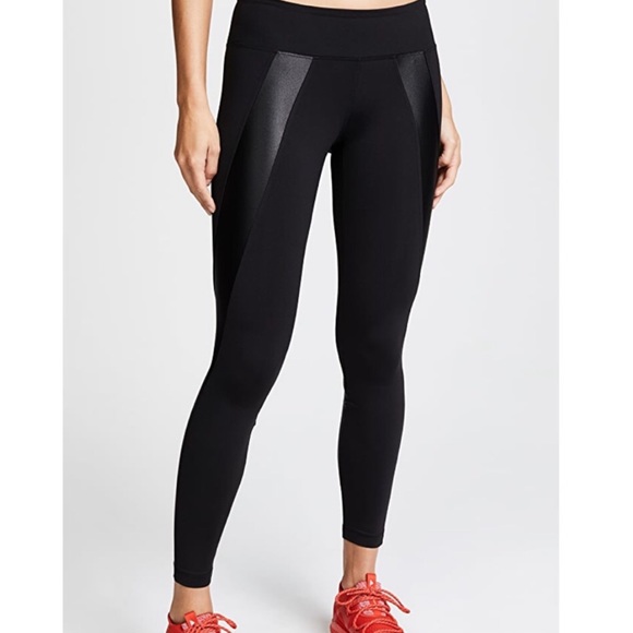 Koral Pants - NWT Koral Hull Satin Panel Mid Rise Leggings